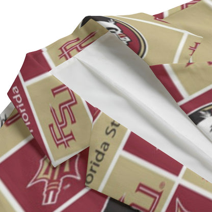 Florida State - Seminoles Game day Flat Lapel Collar Blazer