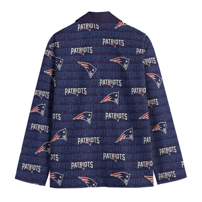 New England Patriots suit Flat Lapel Collar Blazer