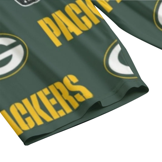 Green Bay Football Game Day All-Over Print Women's T-shirt Set With Short Sleeve