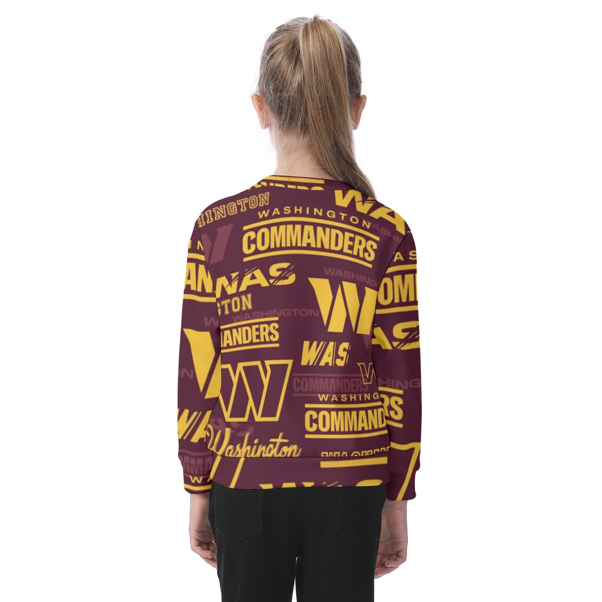 Washington Commanders Kid's Heavy Fleece Sweatshirt