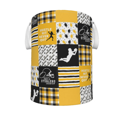 All-Over Print Foldable Laundry Basket
