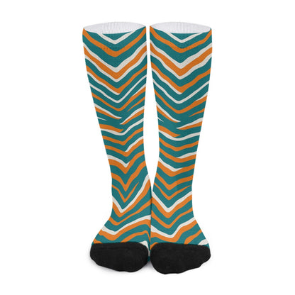 Miami Football Game Day All-Over Print Unisex Long Socks