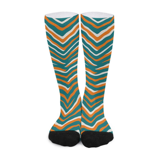 Miami Football Game Day All-Over Print Unisex Long Socks
