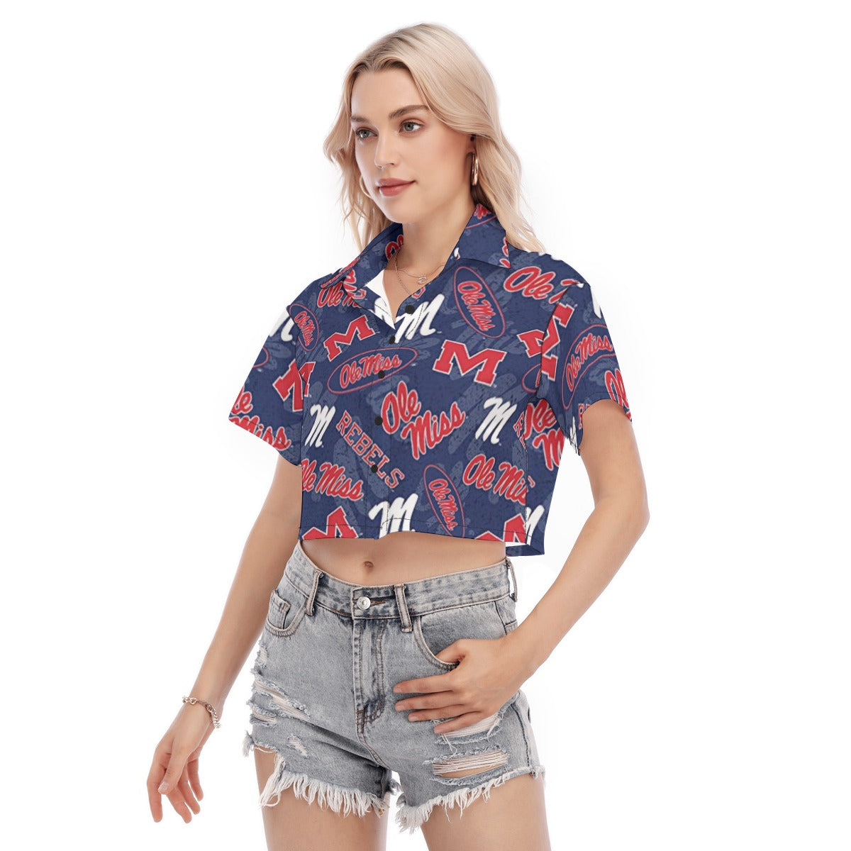 Mississippi Women's Cropped Shirt