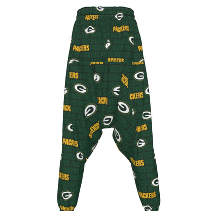 Green Bay Football Game Day All-Over Print Men's Loose Trousers