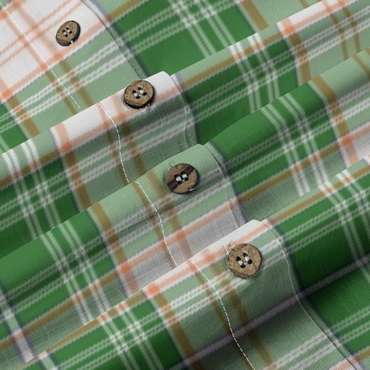 Miami Tartan Plaid Hurricanes  Women's Shirt | 125GSM Cotton