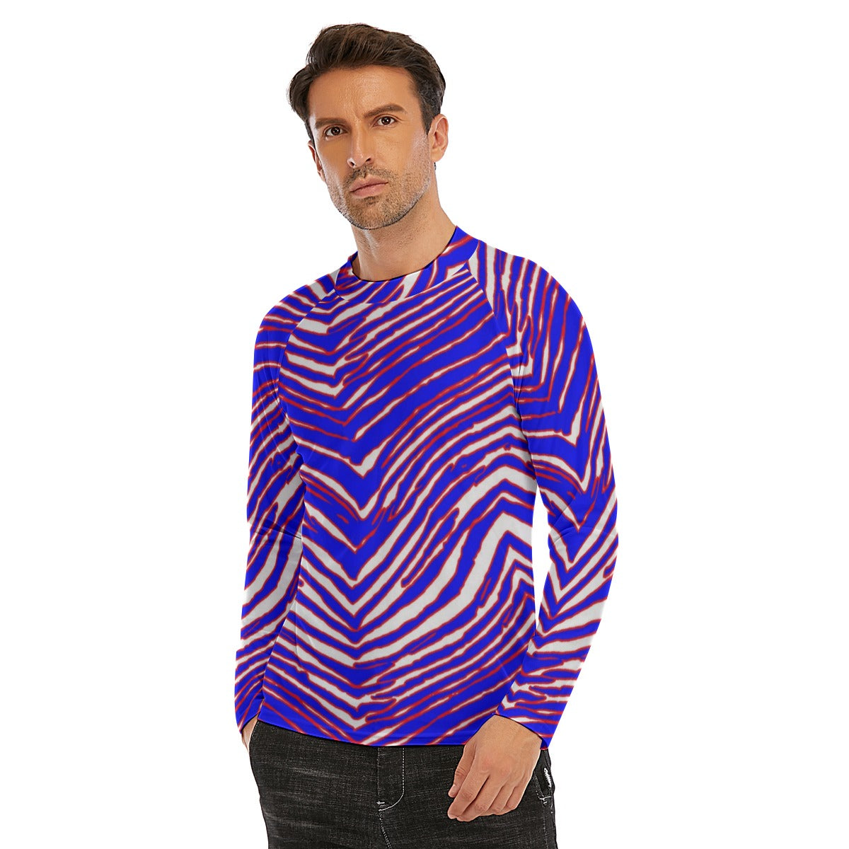 Buffalo Bills Zubaz Men's Long Sleeve Tight surf clothing