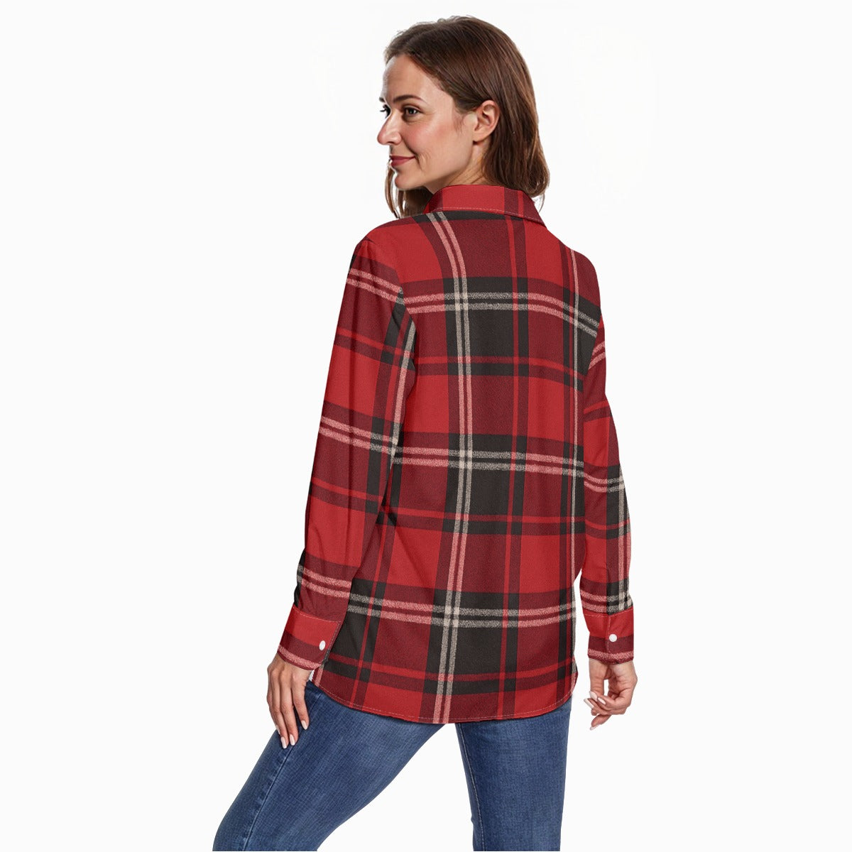 Cincinnati - Bearcats Tartan Plaid Women's Long Sleeve Shirt