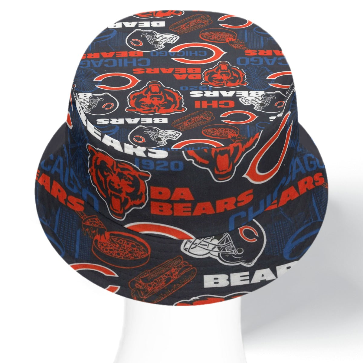 Urban Legend Chicago Bears Double-Side Printing Bucket Hat
