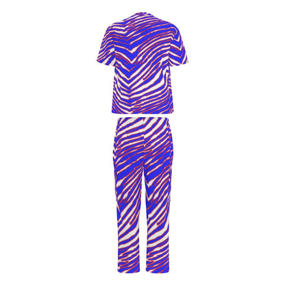 Buffalo Bills Zubaz Unisex Scrub Set With Six Pocket