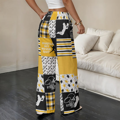 All-Over Print Women’s Straight-Leg Casual Pants