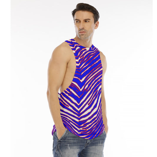 Buffalo Bills Zubaz Men's O-neck Long Tank Top