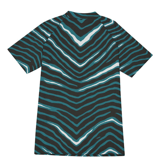Philadelphia Football Game Day All-Over Print Men's Tight Surf Clothing With Half Sleeves
