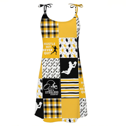 All-Over Print Women's Beach Tie Dress