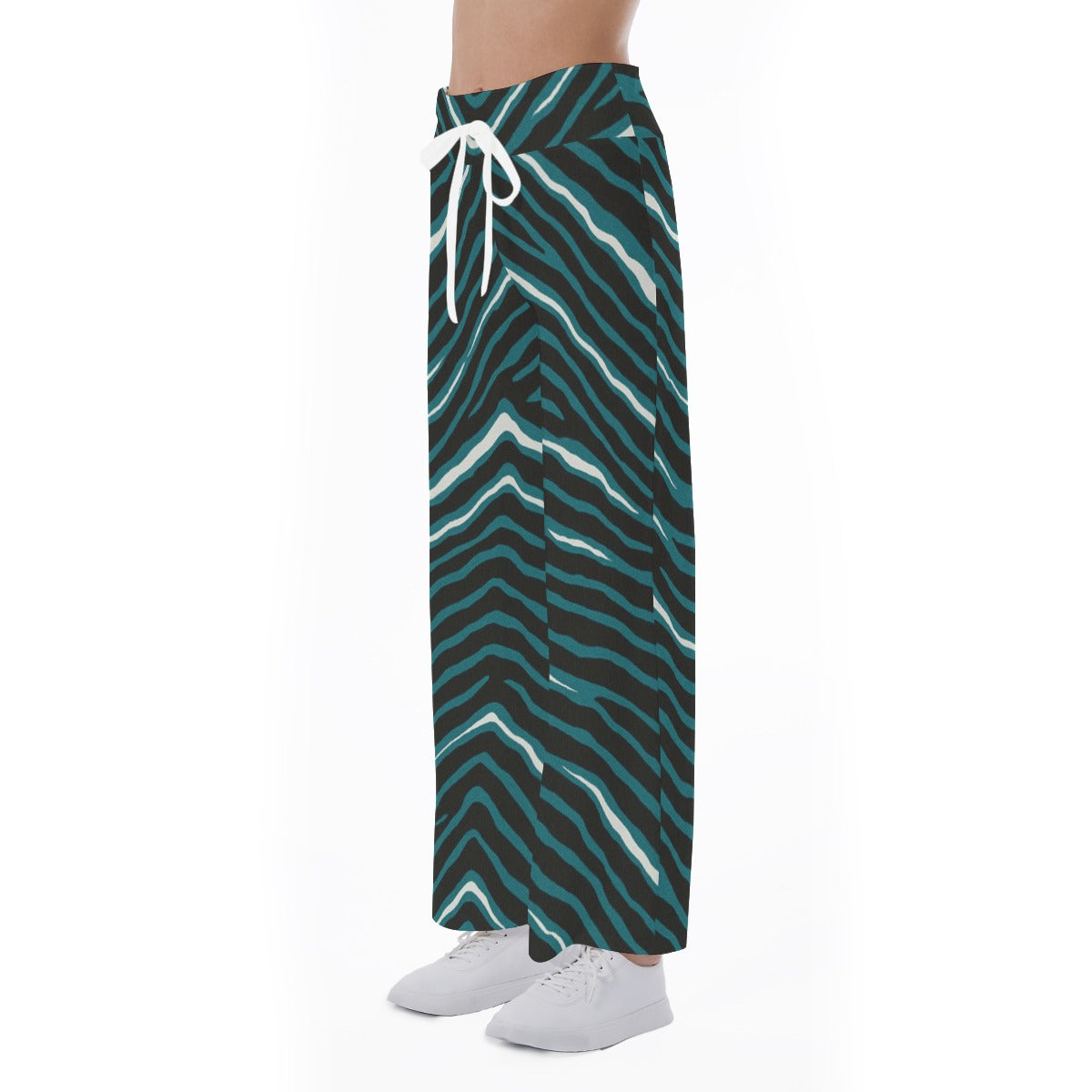 Philadelphia Football Game Day All-Over Print Women's High-waisted Straight-leg Trousers