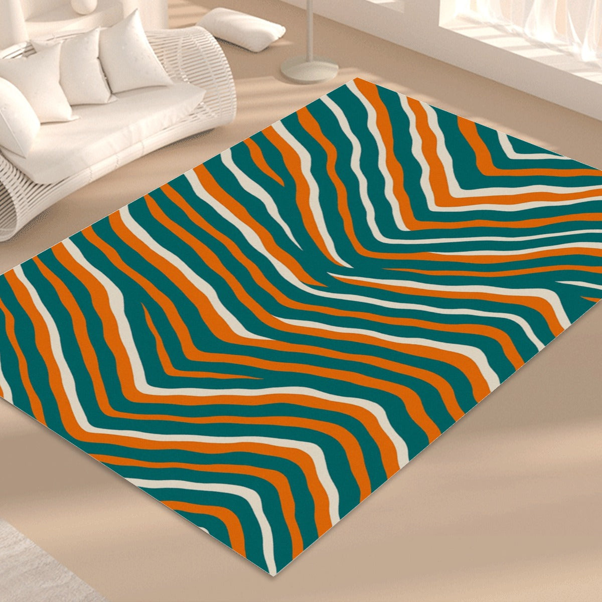 Miami Football Game Day Foldable Rectangular Floor Mat
