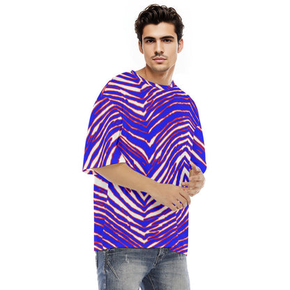 Buffalo Bills Zubaz Men's Raglan Short Sleeve T-Shirt|180GSM COTTON