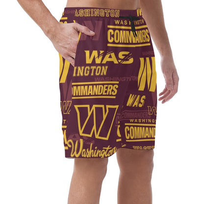 Washington Commanders Men's Casual Short Pants