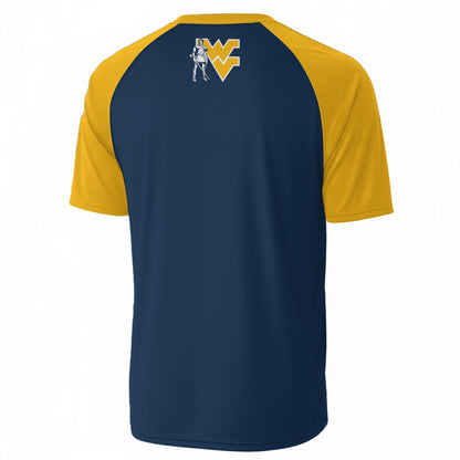 West Virginia Mountaineers V-Neck Short Sleeve T-Shirt – Lightweight & Breathable Summer Tee
