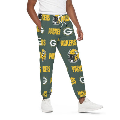 Green Bay Football Game Day All-Over Print Unisex Pants | 310GSM Cotton