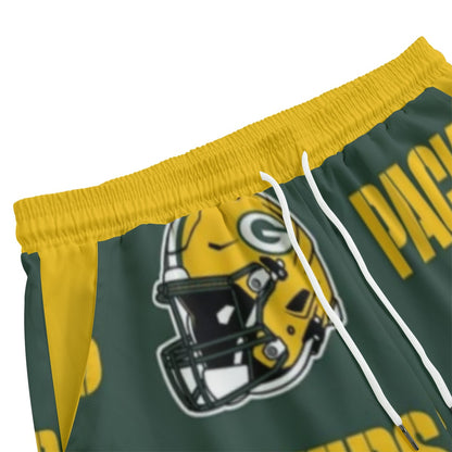 Green Bay Football Game Day All-Over Print Men's Straight pants