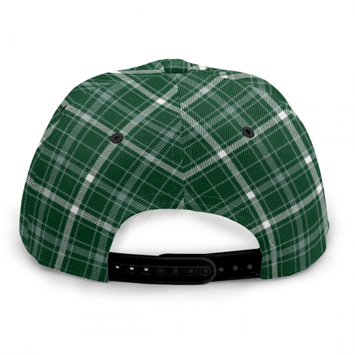 Michigan State Tartan Plaid Spartans Baseball Cap With Flat Brim