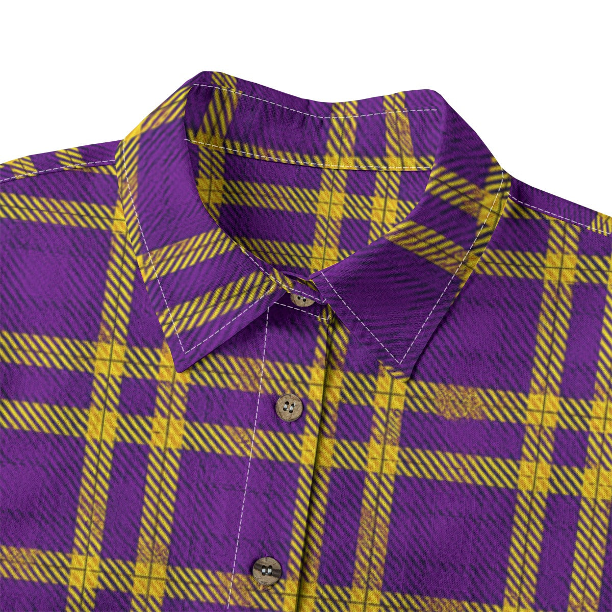 Louisiana Tartan Laid Tigers Lsu Women's Shirt | 125GSM Cotton