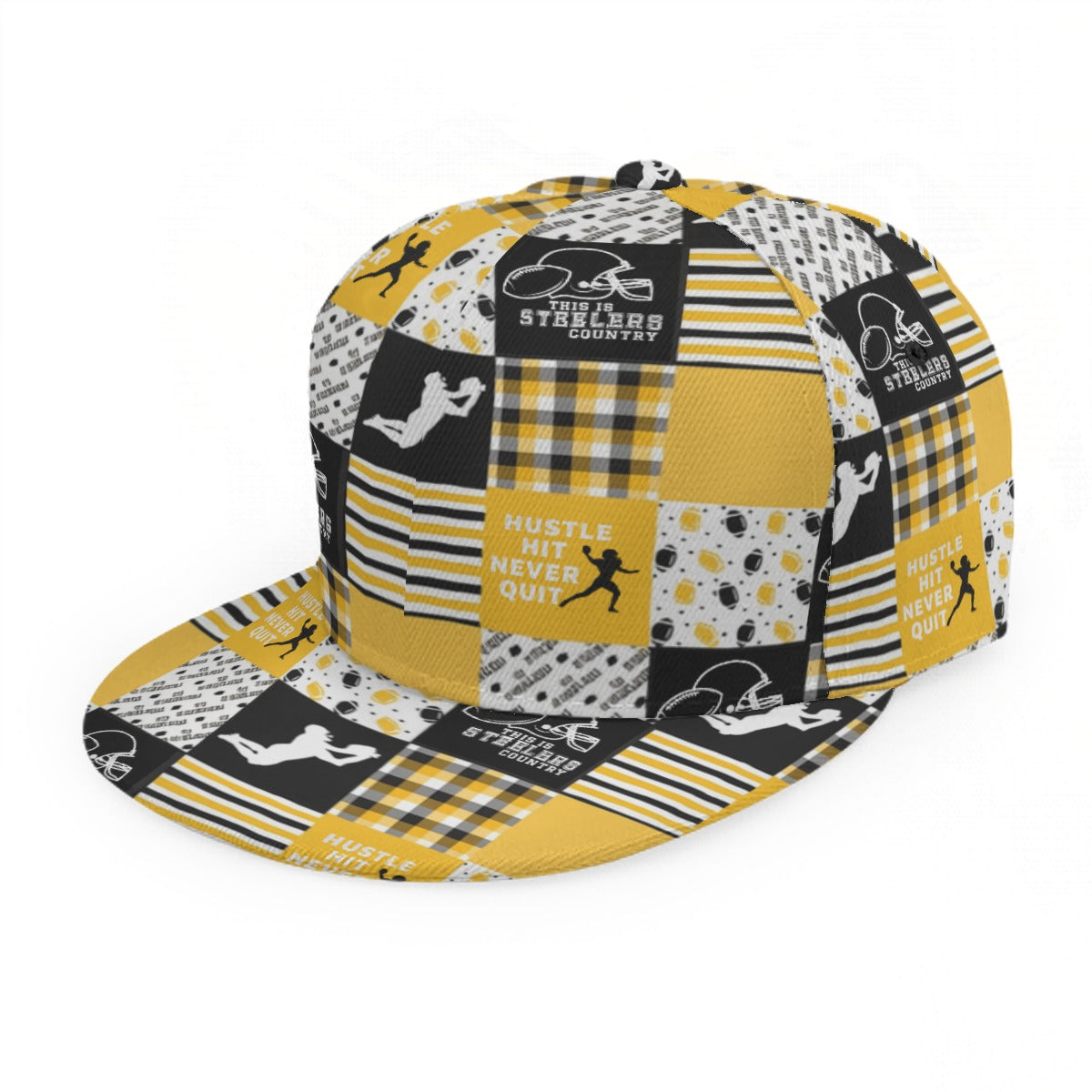Baseball Cap With Flat Brim