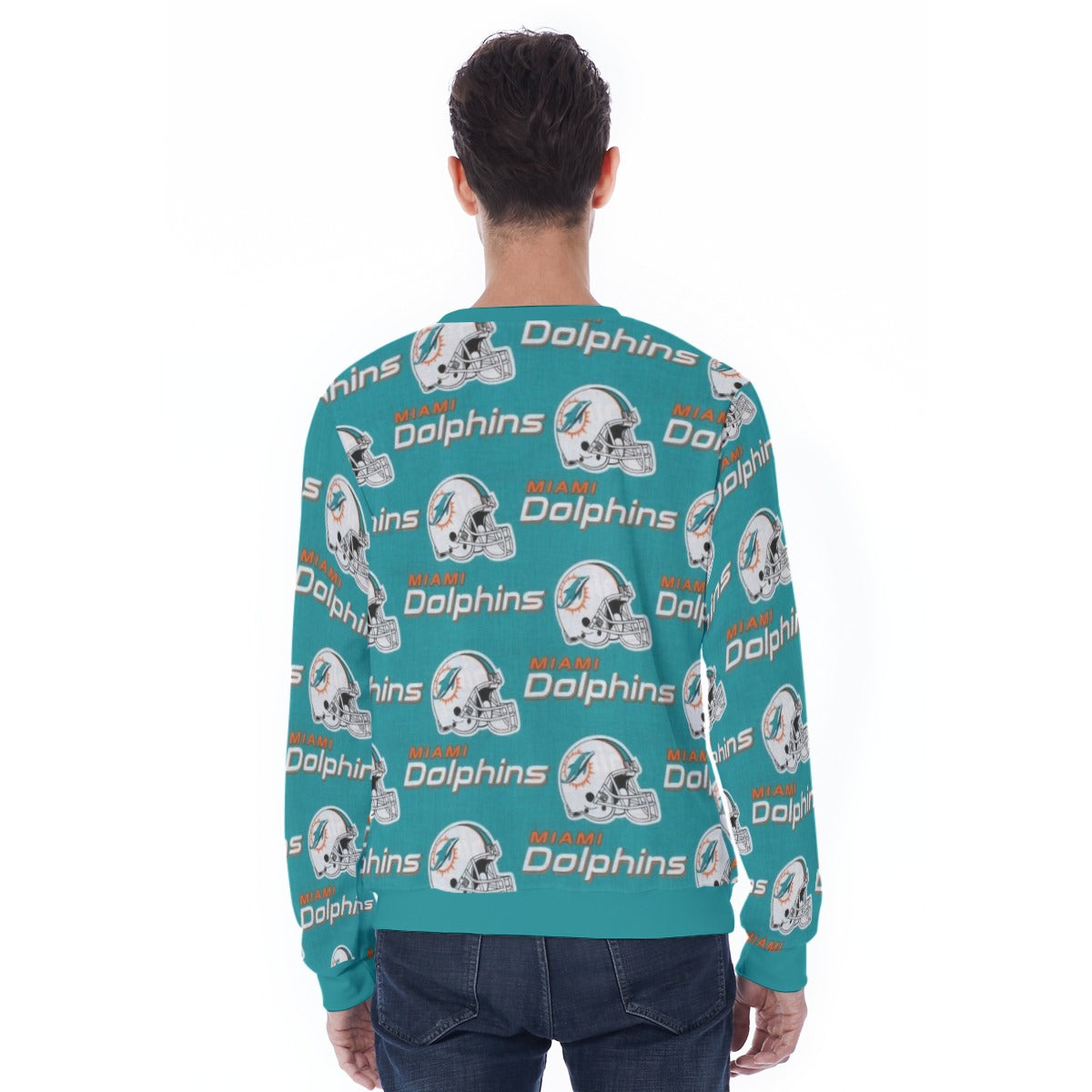 Miami Football Game Day All-Over Print Men's Sweatshirt