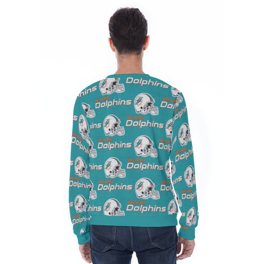 Miami Football Game Day All-Over Print Men's Sweatshirt