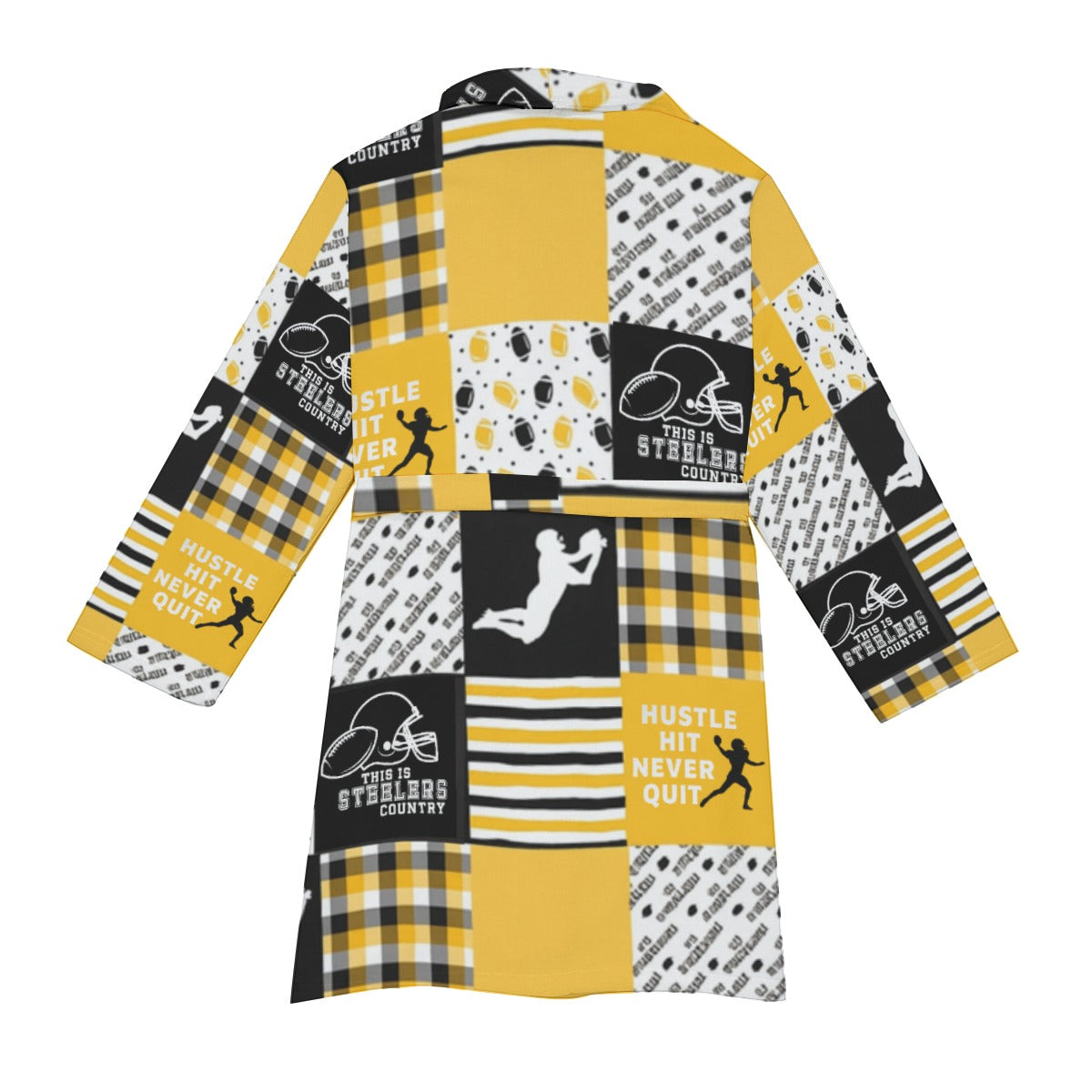 All-Over Print Men's Borg Fleece Robe
