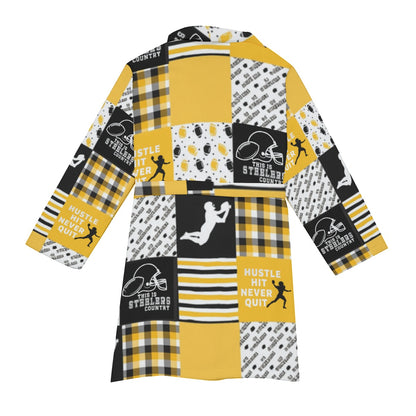 All-Over Print Men's Borg Fleece Robe
