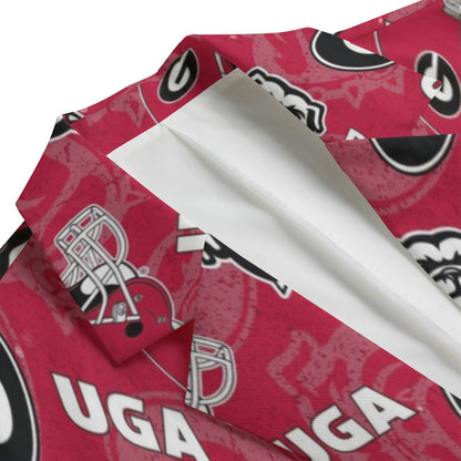 Georgia - Bulldogs Game Day Flat Lapel Collar Blazer