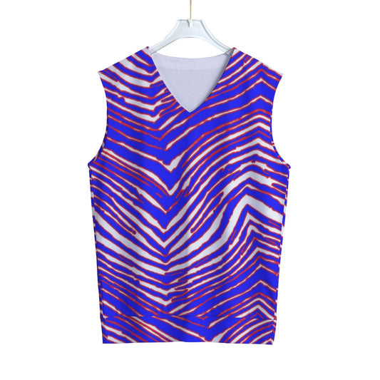 Buffalo Bills Zubaz Unisex V-neck Tank Top