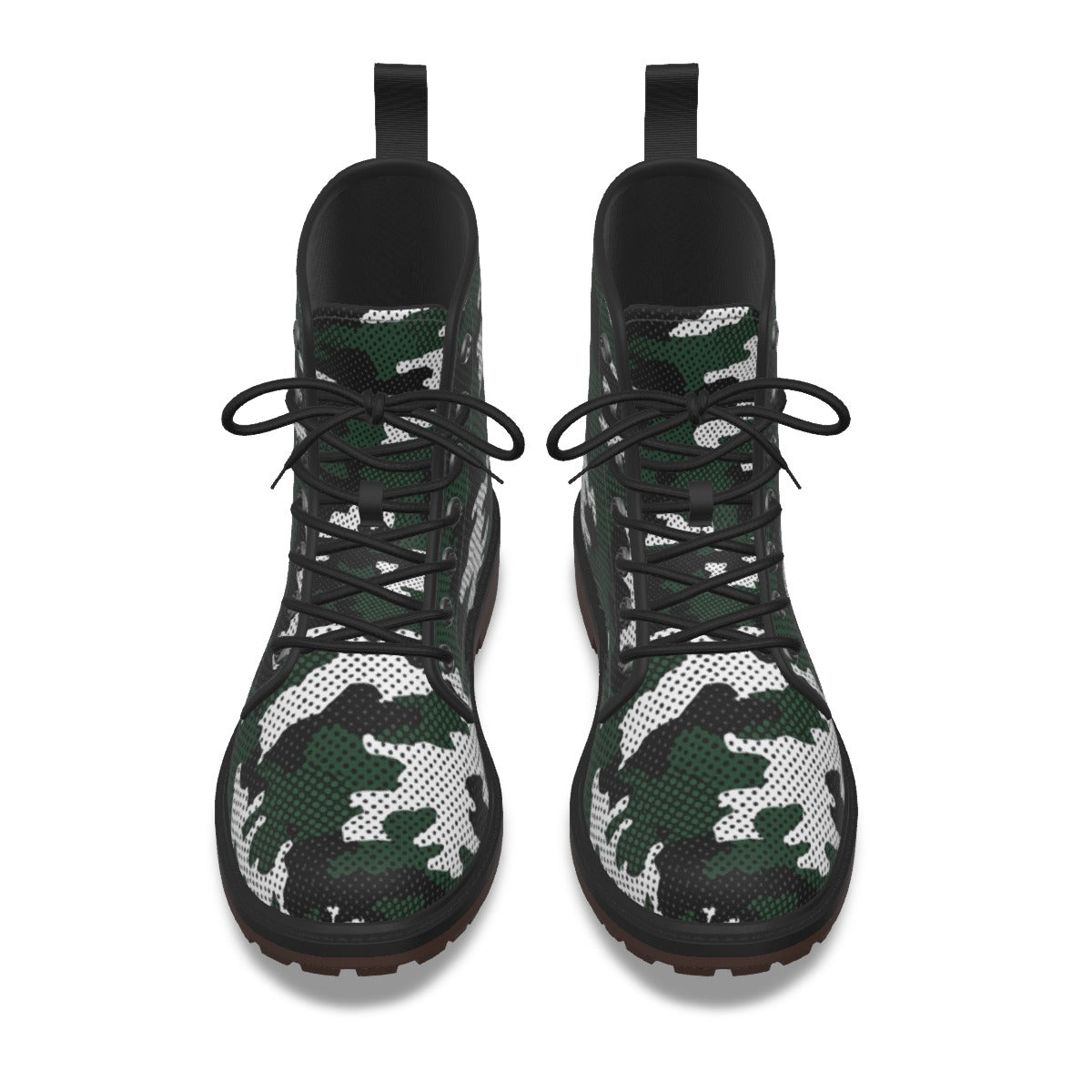 Urban Legend Michigan State Green and White Camo Martin Short Boots – Spartans-Inspired Streetwear f