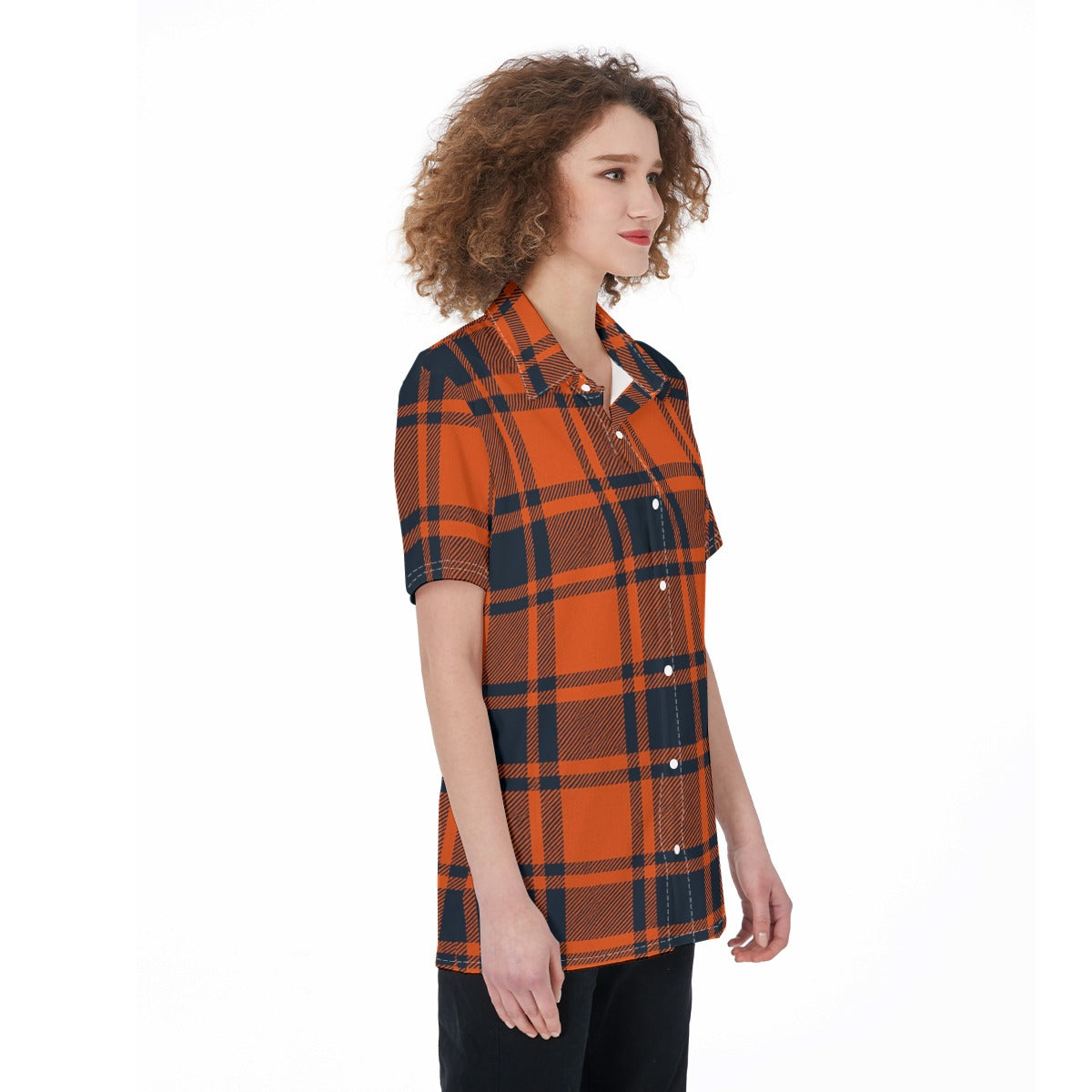 Illinois Urbana - Fighting Illini Tartan Plaid Women's Shirt