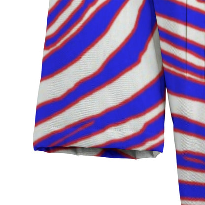 Buffalo Bills Zubaz Men's Canvas Button Fleece Windbreaker
