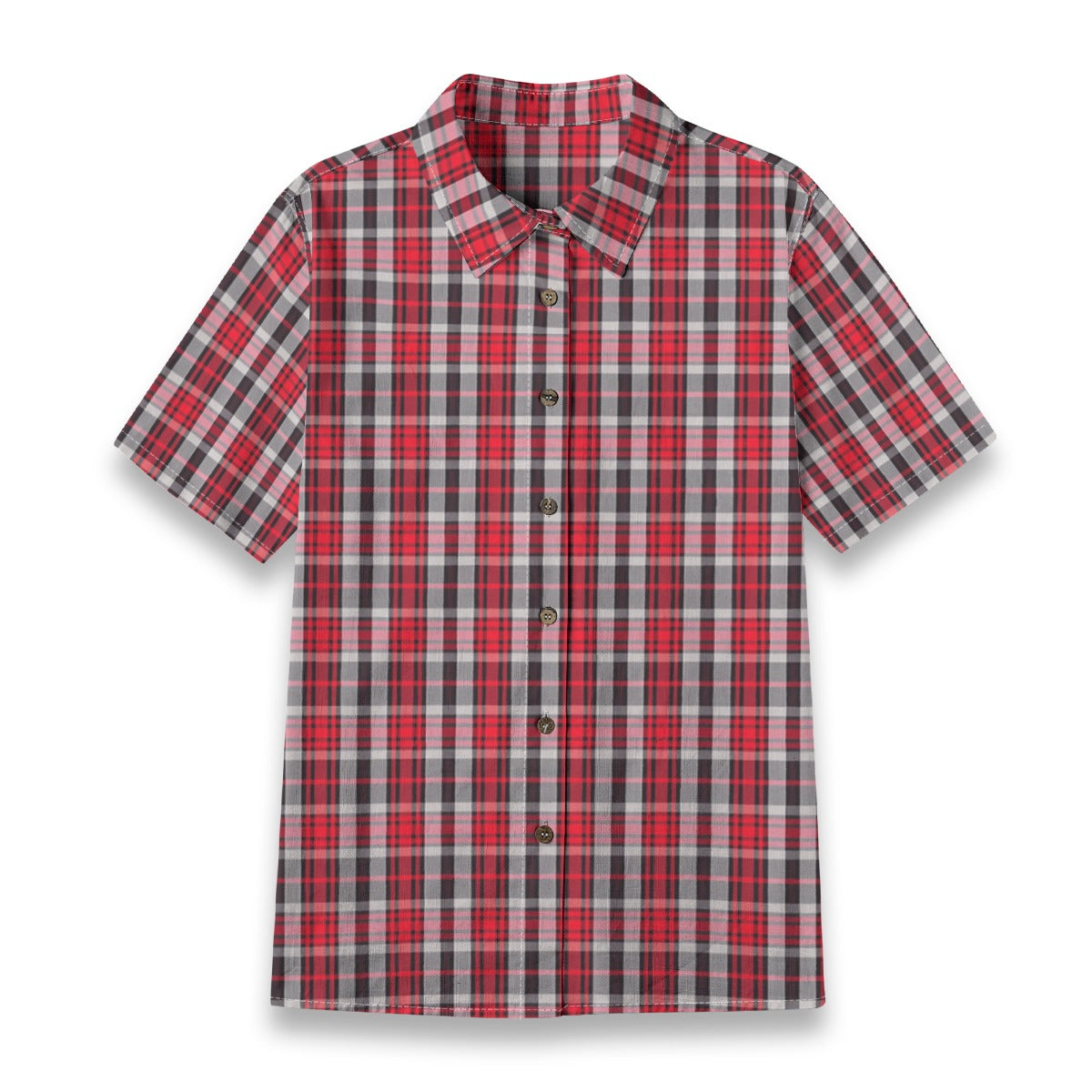 New Mexico Tartan Plaid Lobos Women's Shirt | 125GSM Cotton