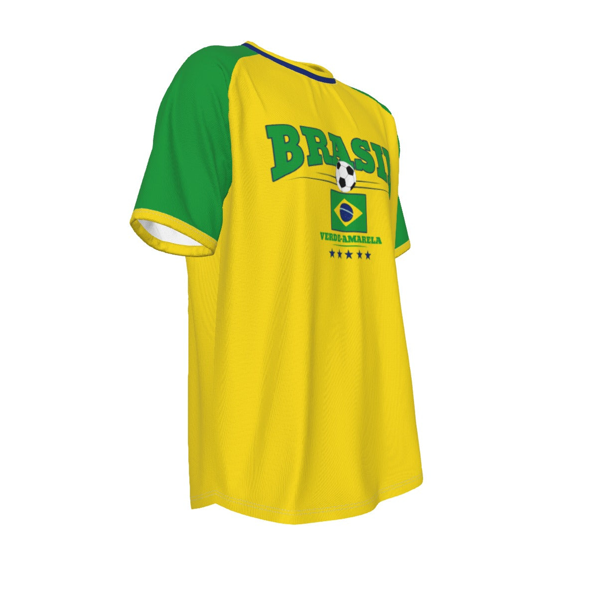 Urban Legend Brasil Verde e Amarelo Classic Football T-Shirt