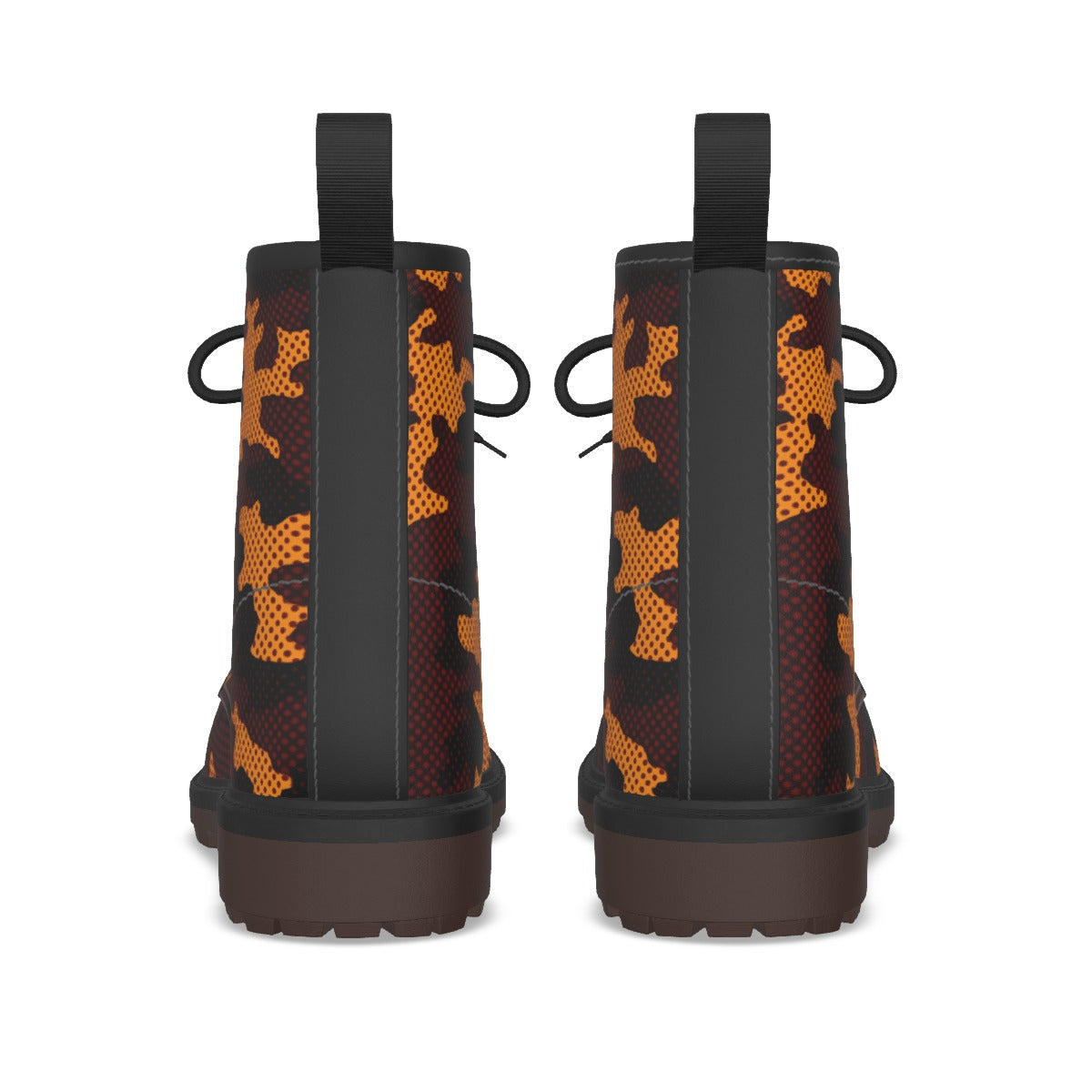 Urban Legend Minnesota Maroon and Gold Camo Martin Short Boots – Golden Gophers-Inspired Streetwear