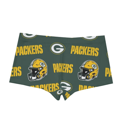 Green Bay Football Game Day All-Over Print Men's Short Boxer Briefs
