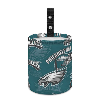 Philadelphia Football Game Day Minimalist Fabric Car Trash Can