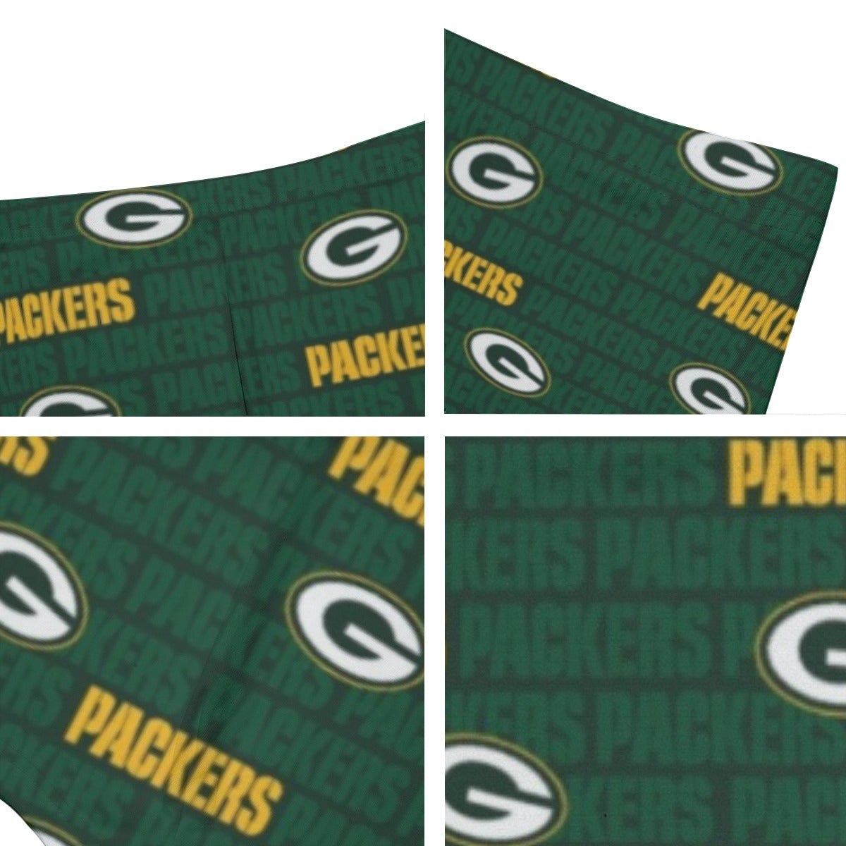 Green Bay Football Game Day All-Over Print Men's Short Boxer Briefs