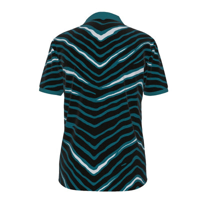Philadelphia Football Game Day All-over Print Men's Polo Shirt with  Zipper