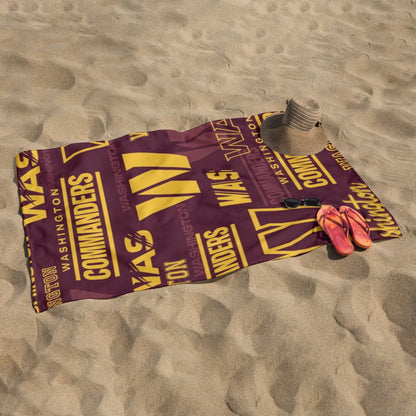 Washington Commanders Adult Beach towel Vertical Style For the USA|320GSM