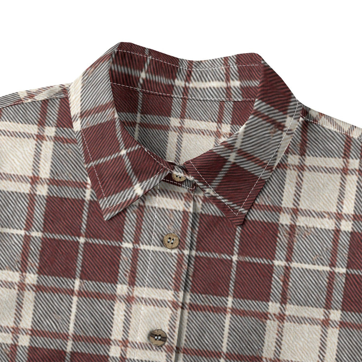 Oklahoma Tartan Plaid Sooners Women's Shirt | 125GSM Cotton
