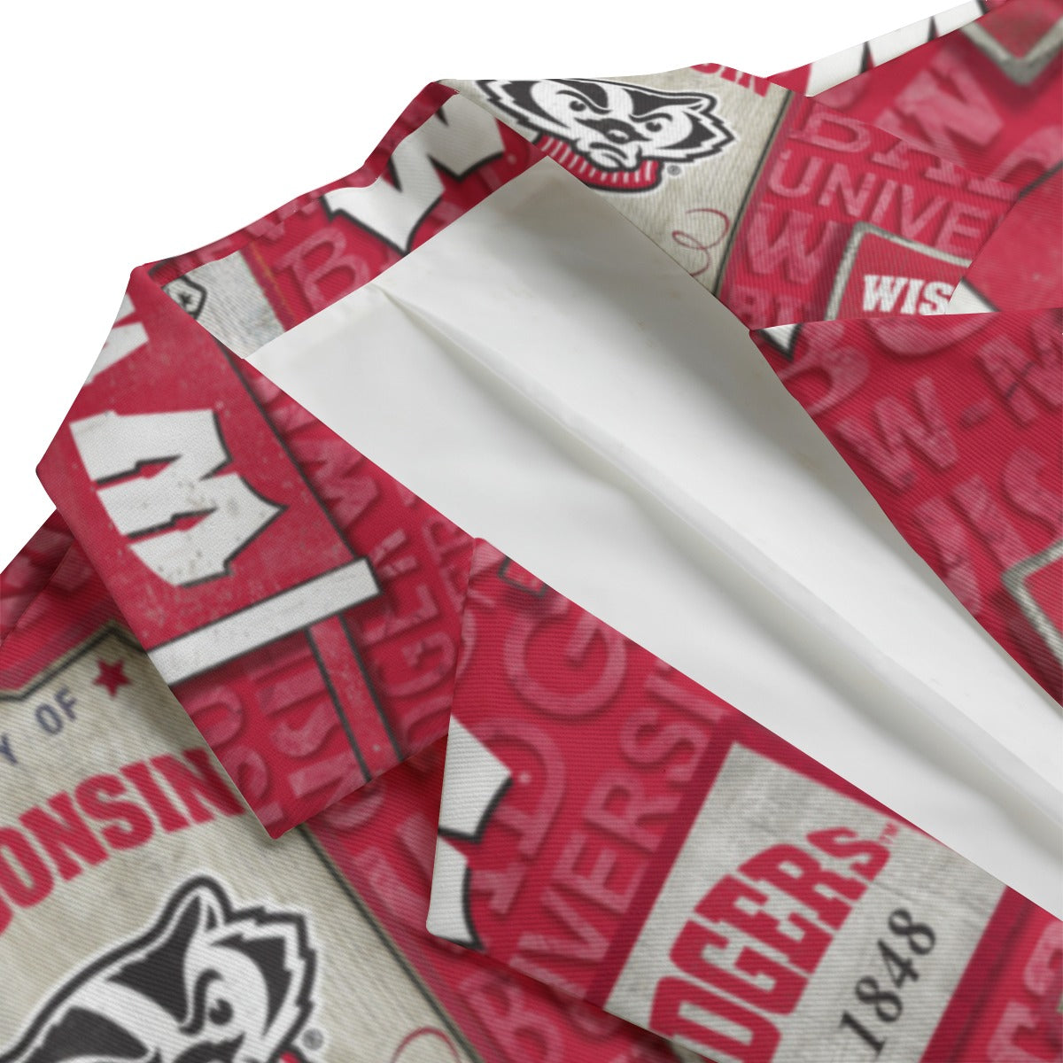 Houston - Cougars Game Day  Flat Lapel Collar Blazer
