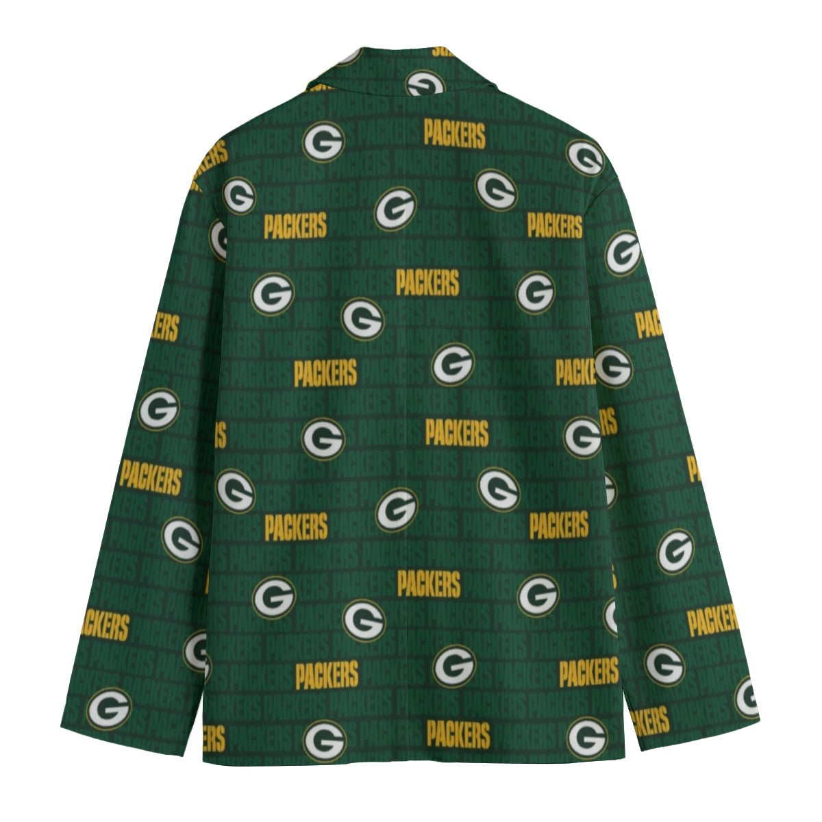 Green Bay Packers suit Flat Lapel Collar Blazer
