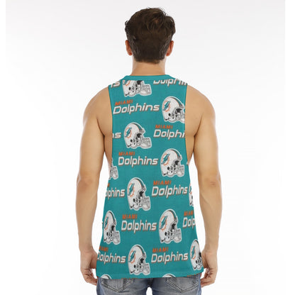 Miami Football Game Day All-Over Print Men's O-neck Long Tank Top