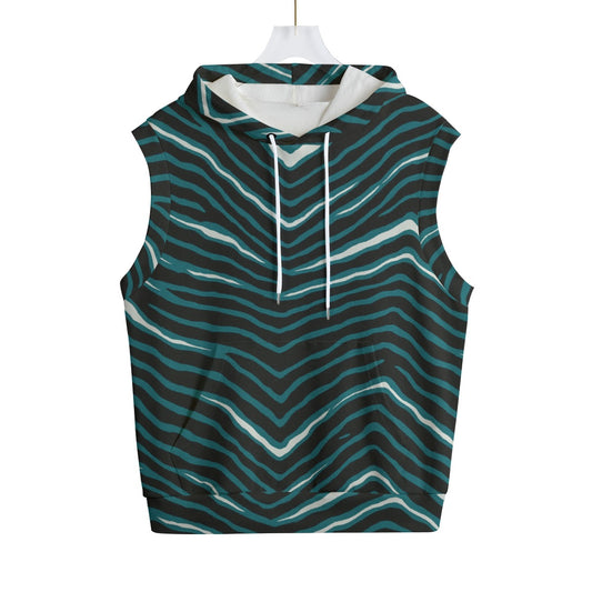 Philadelphia Football Game Day All-Over Print Unisex Hooded Vest | 310GSM Cotton